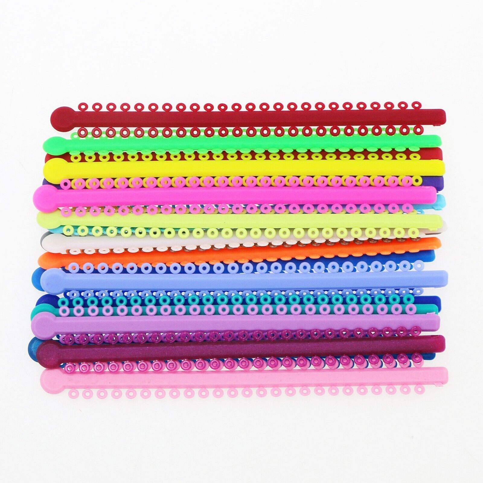 1000pc Dental Orthodontic Ligature Tie Ligas De Ortodoncia Elastic Rubber Braces