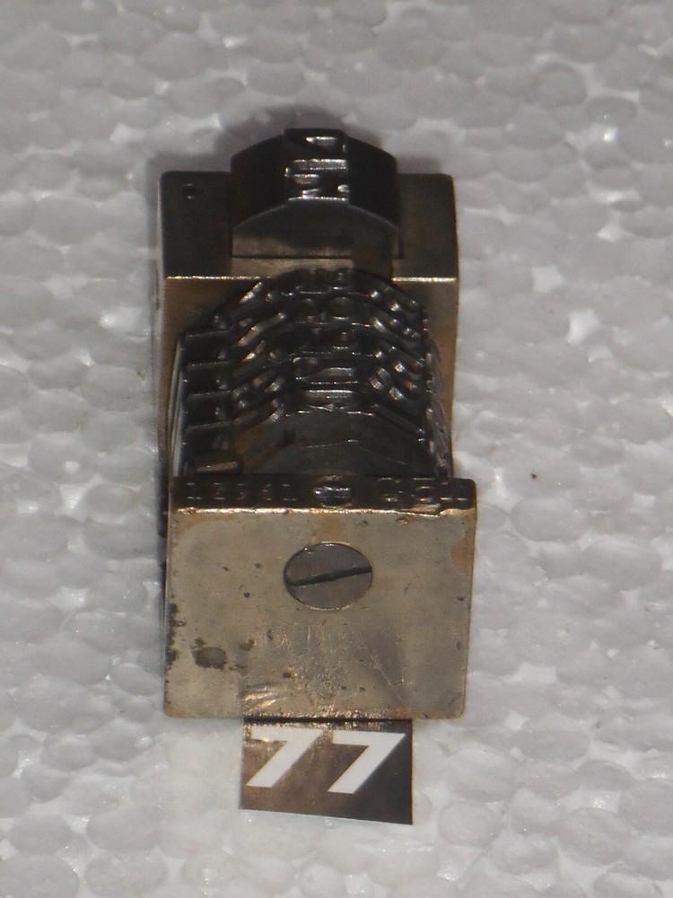 WMA Letterpress Numbering machine | 77