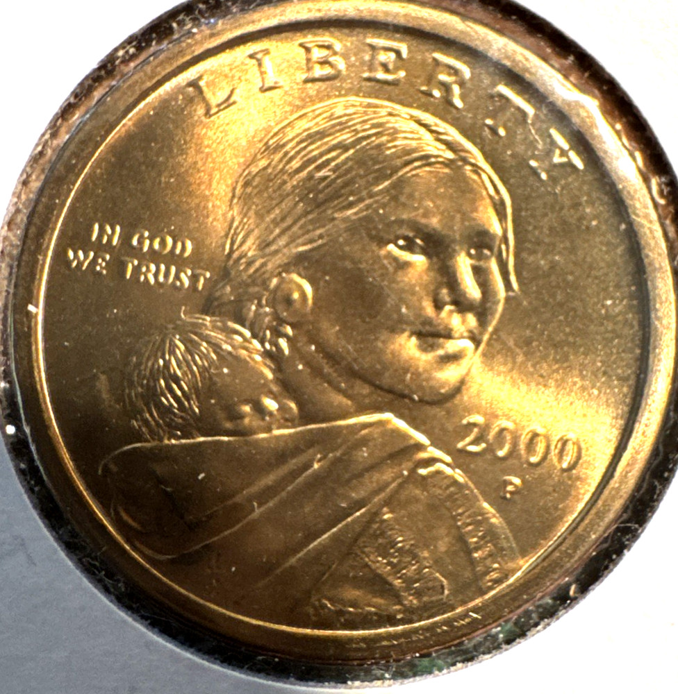 2000 P Sacagawea dollar gem BU