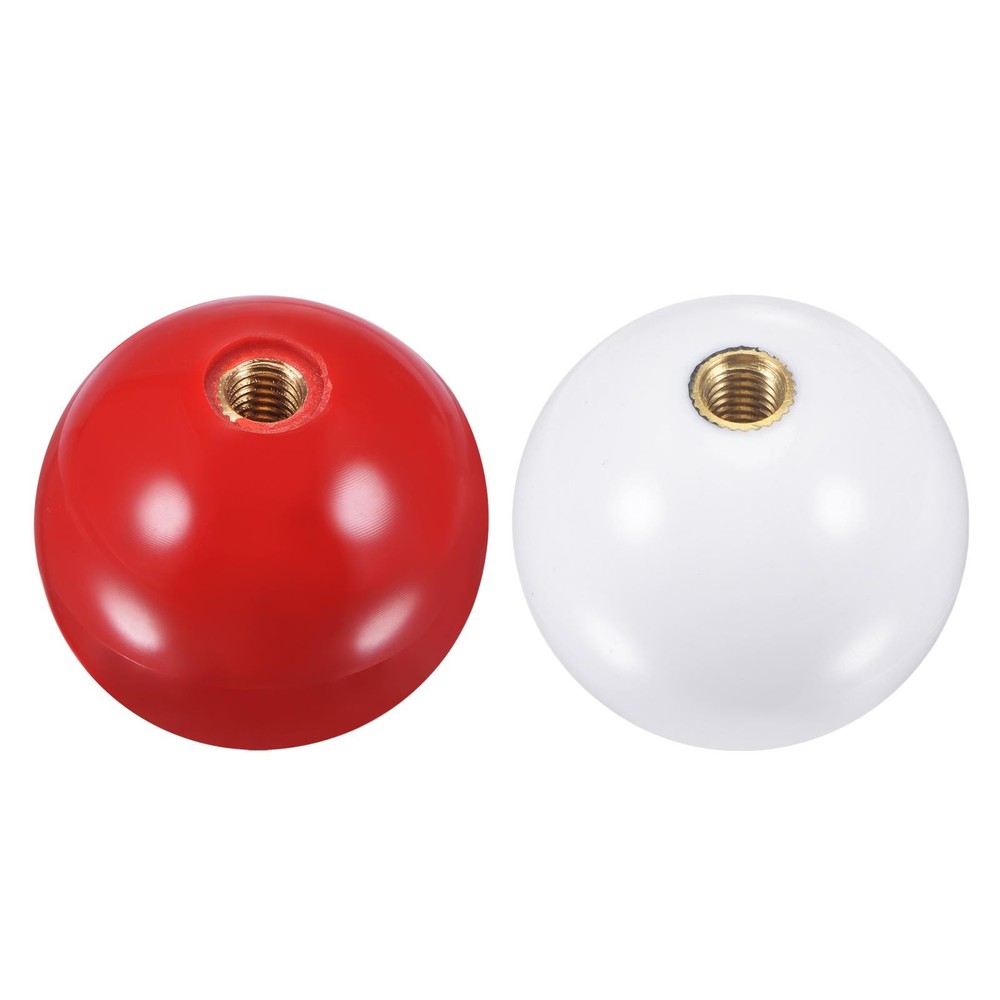 Top Ball Head Joystick Arcade Knob Game Replacement Red/White
