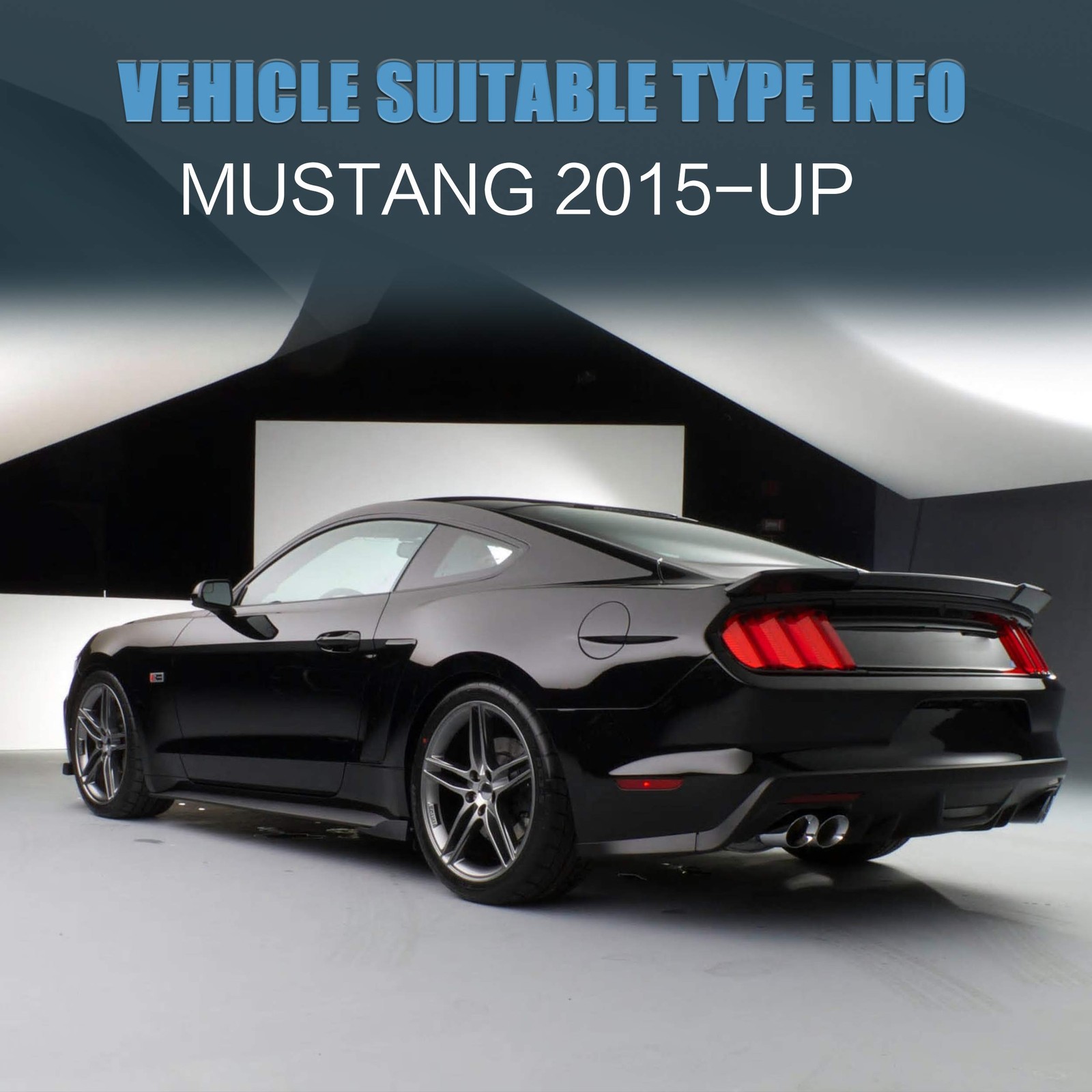 Tail lights Assembly Fit for 2015-2020 Ford Mustang 6th Gen Plug-and-play