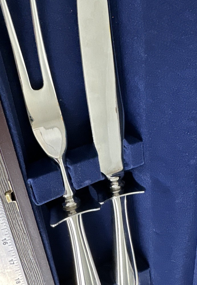 Hampton Silversmiths Stainless Serving Knife & Fork 2 Piece Set
