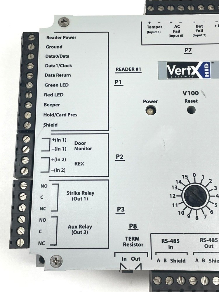 VertX V100 70100 AEP0N Two Dual Door/Reader Interface Module