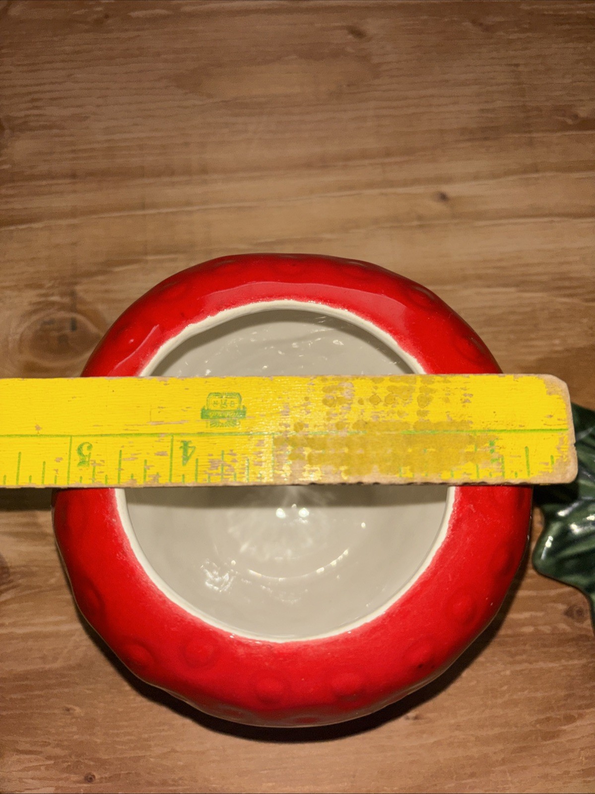 Vintage House of Webster Strawberry Cookie Jar Ceramic Canister USA Texas Lidded