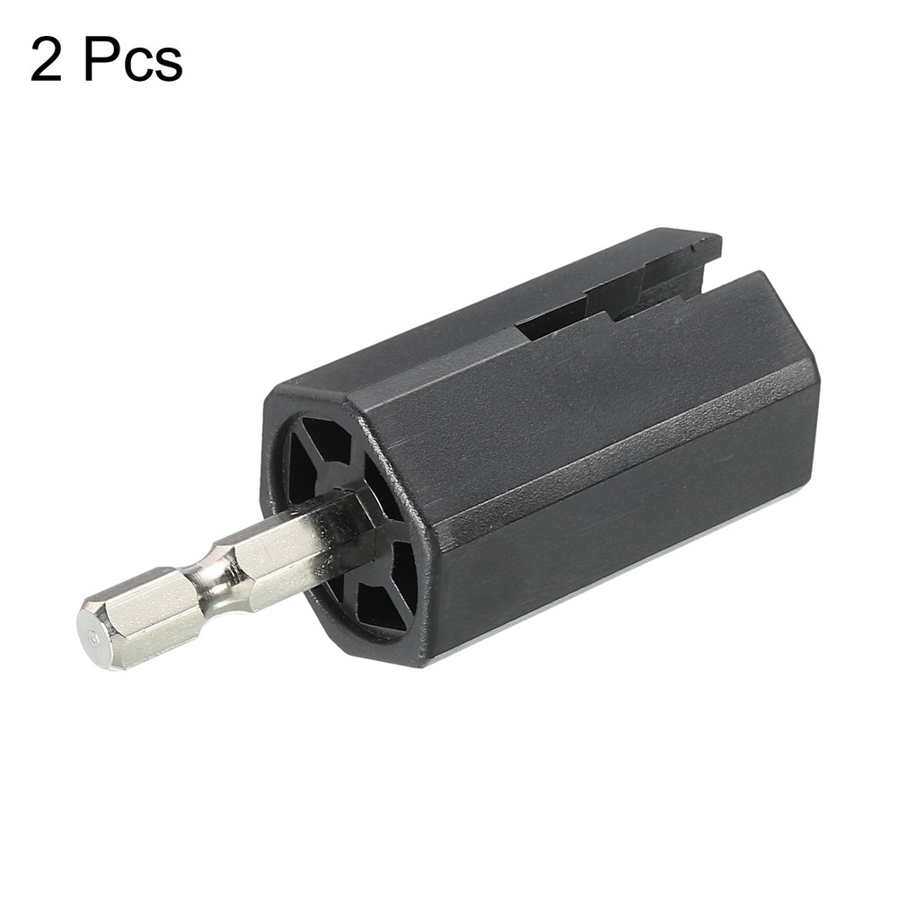 2 x Assemble Electric Drill Hex Guitar String Winder Head Peg Puller Repair