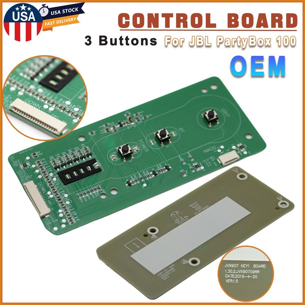 OEM Button Control Main Board Original Replacement For JBL PartyBox 100 NEW