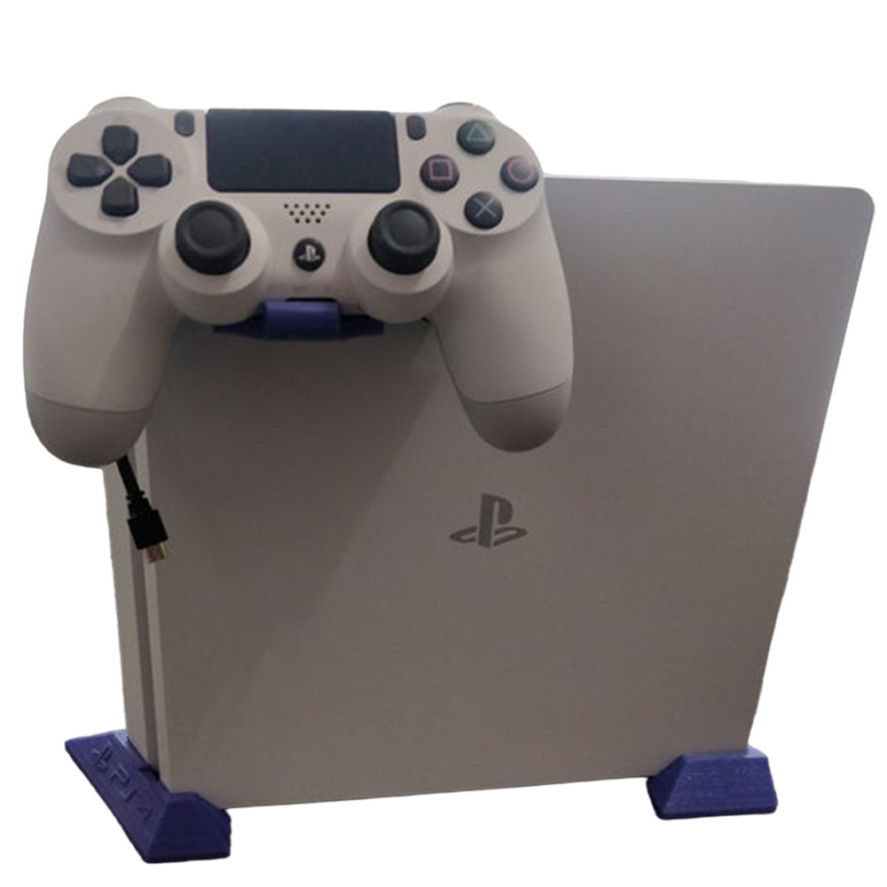Sony PS4 Slim DualShock 4 Controller Snap-On Clip Mount Holder Console Hanger