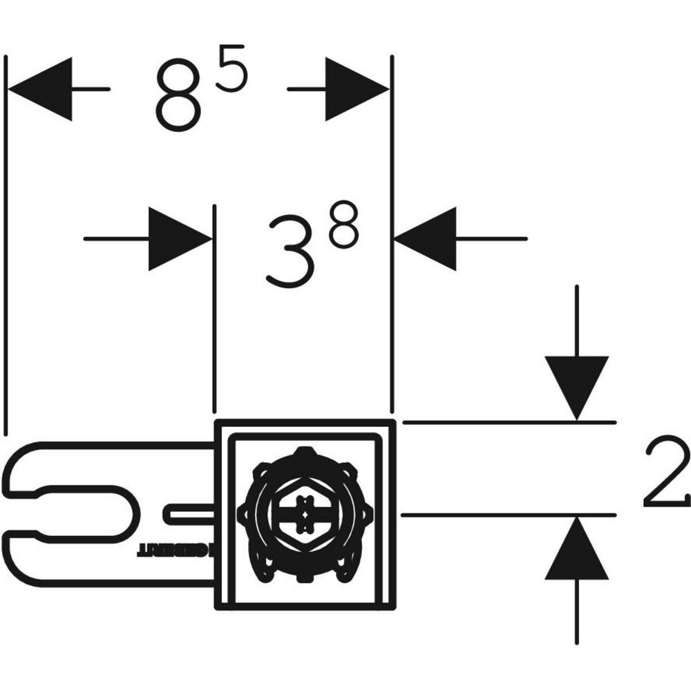 Geberit WC installation mounting kit mounting element up frame