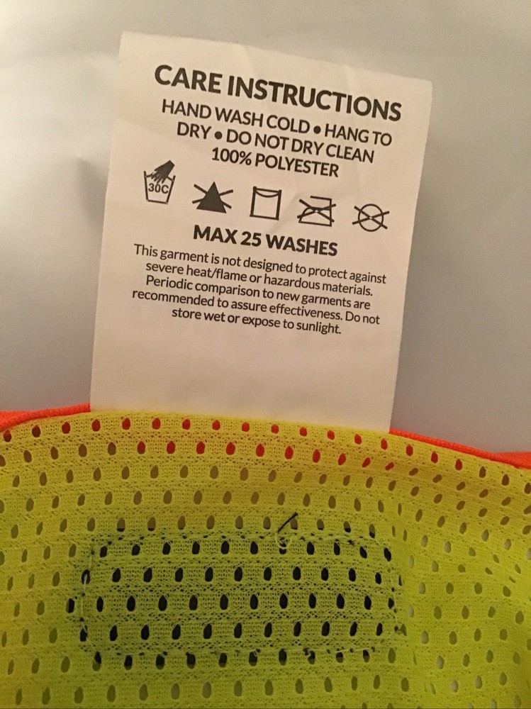Safety Vest Type R Class 3 In Size Large