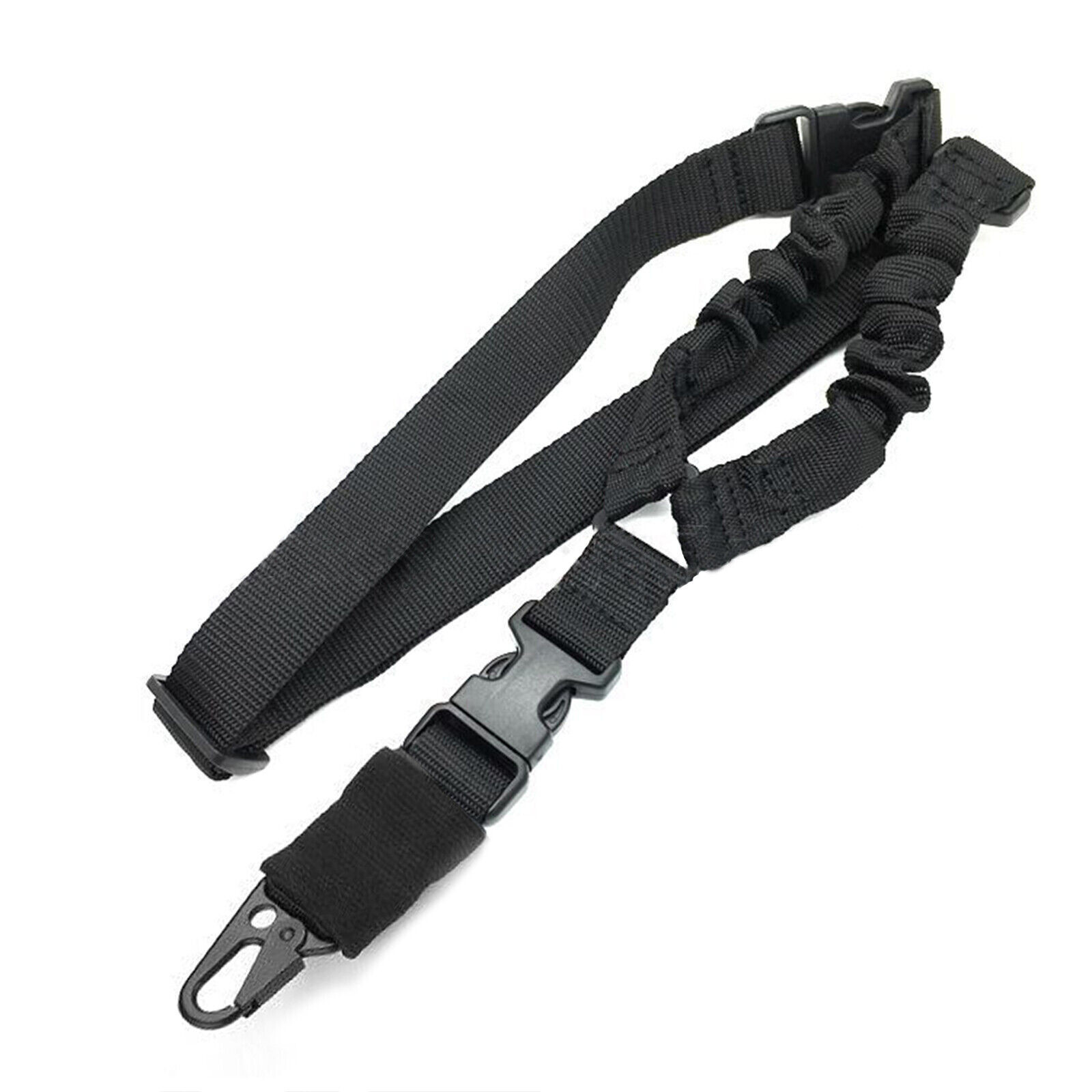 Tactical One Single Point Sling Strap Bungee Rifle Gun Sling with QD Buckle