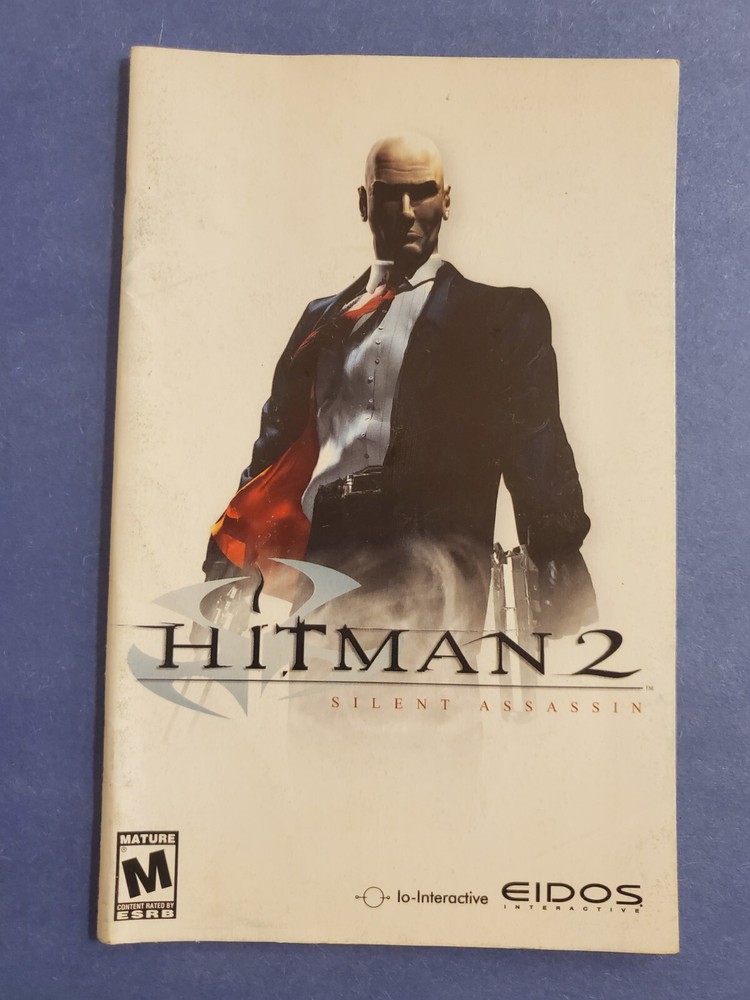 Hitman 2 PS2 MANUAL ONLY