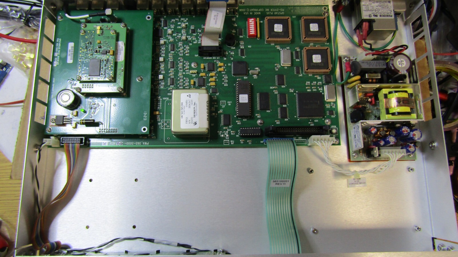 FEI-ZYFER GPStarplus 565 time frequency system GPSDO, Trimble GPS, Morion MV201