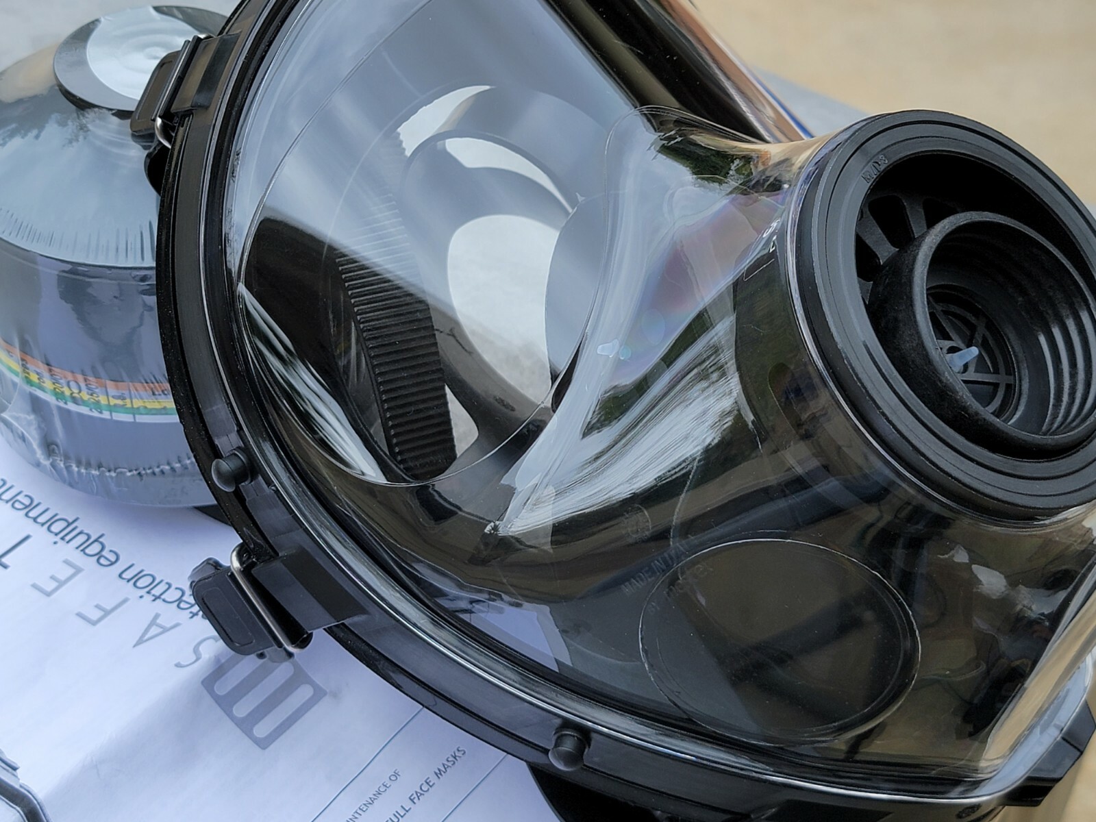 NATO 40mm Premium 2024 Gas Mask w/Tactical Pouch & NBC/CBRN Filter Exp 2028