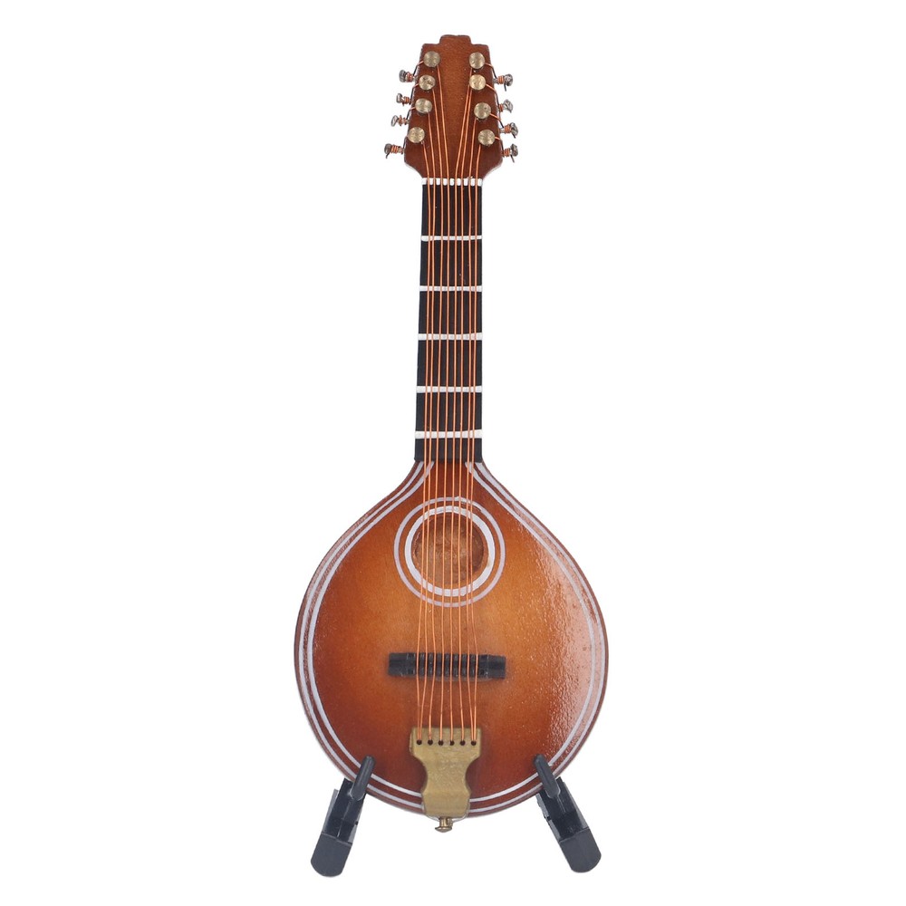 Mini Mandolin Instrument Space Saving Elegant Handmade 8 Strings Mandolin Mo NY9