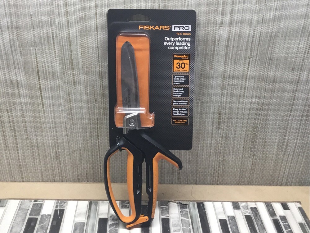 FISKARS #710160 PRO POWERARC SHEARS, 10"