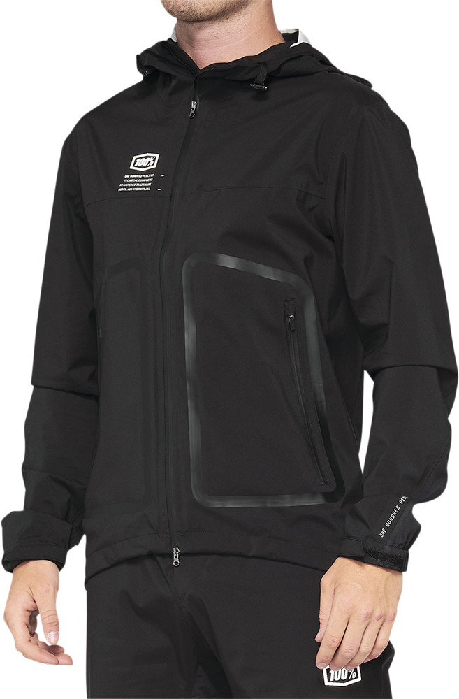 100% Hydromatic Jacket Large Black 40039-00002