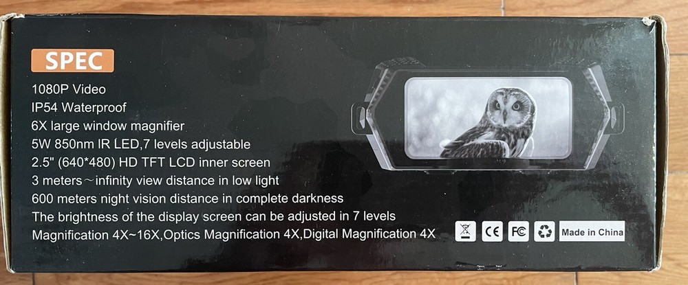 Night Vision 1080P Video