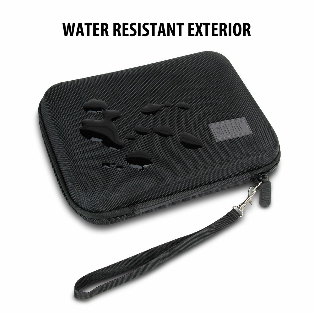 USA GEAR Protective Hard Shell Electronics Carrying Case with Accessory Pocket