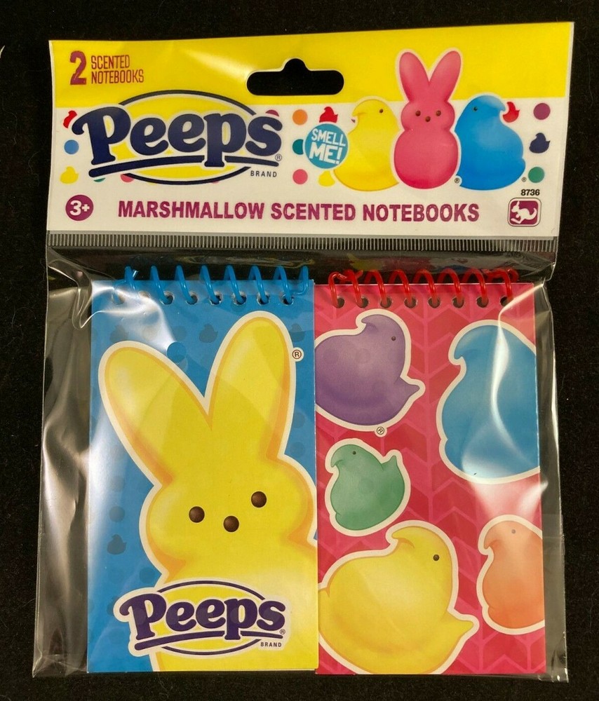 Peeps - Marshmallow Scented Notebooks - 2 Set - Mini Notebook Set