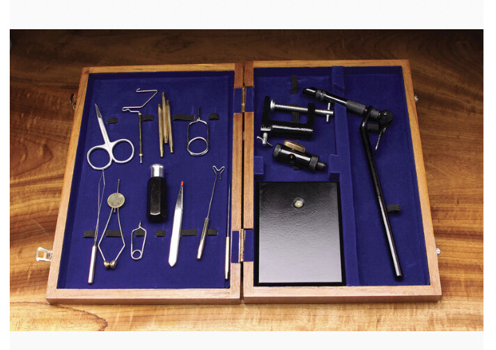 Wooden Fly Tying Tool Kit