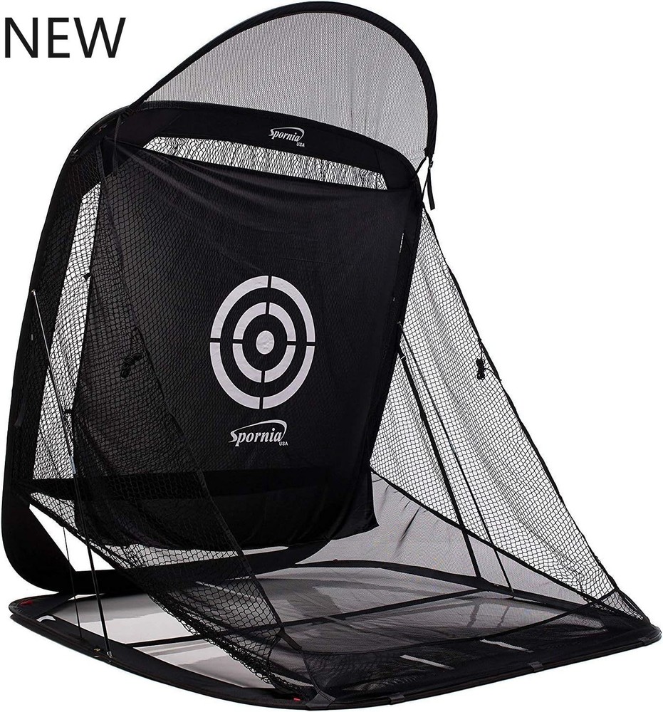 Spornia Spg-7 Golf Practice Net - Automatic Ball Return System w/Target Sheet..