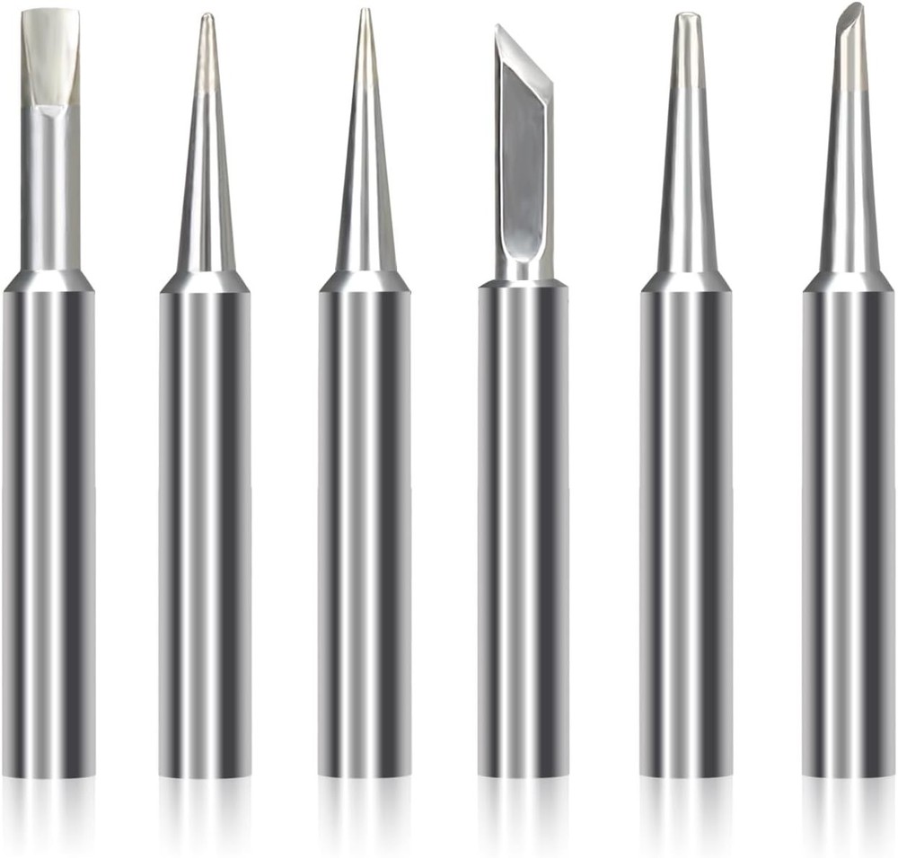 6PCS Soldering Tips Copper Replacement for Weller ST Series versatile Multi-S...