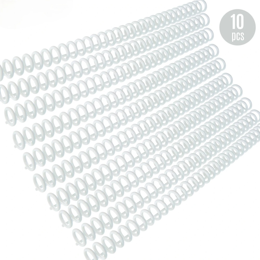 10pcs 30-Hole Loose Binders Ring Binding Spines Combs 85 Sheets Capacity