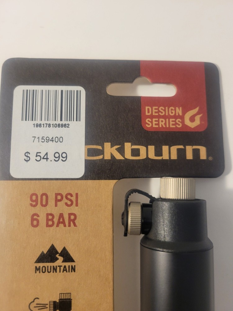 Blackburn Mammoth CO2'Fer Mini Bike Pump, Black