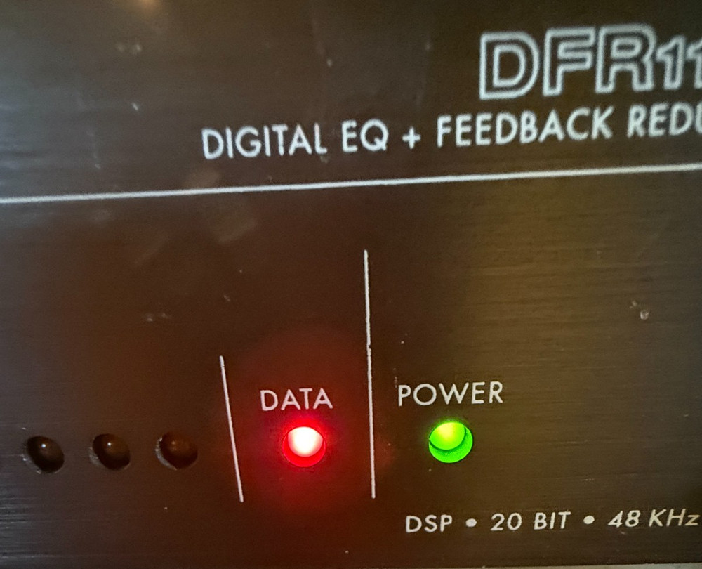 Shure DFR11EQ V5 Digital EQ + Feedback Reducer. Tested, see below