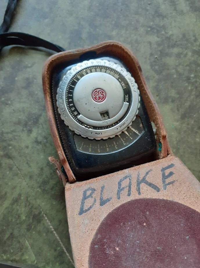 GE Exposure Meter PR-1 with Leather Case