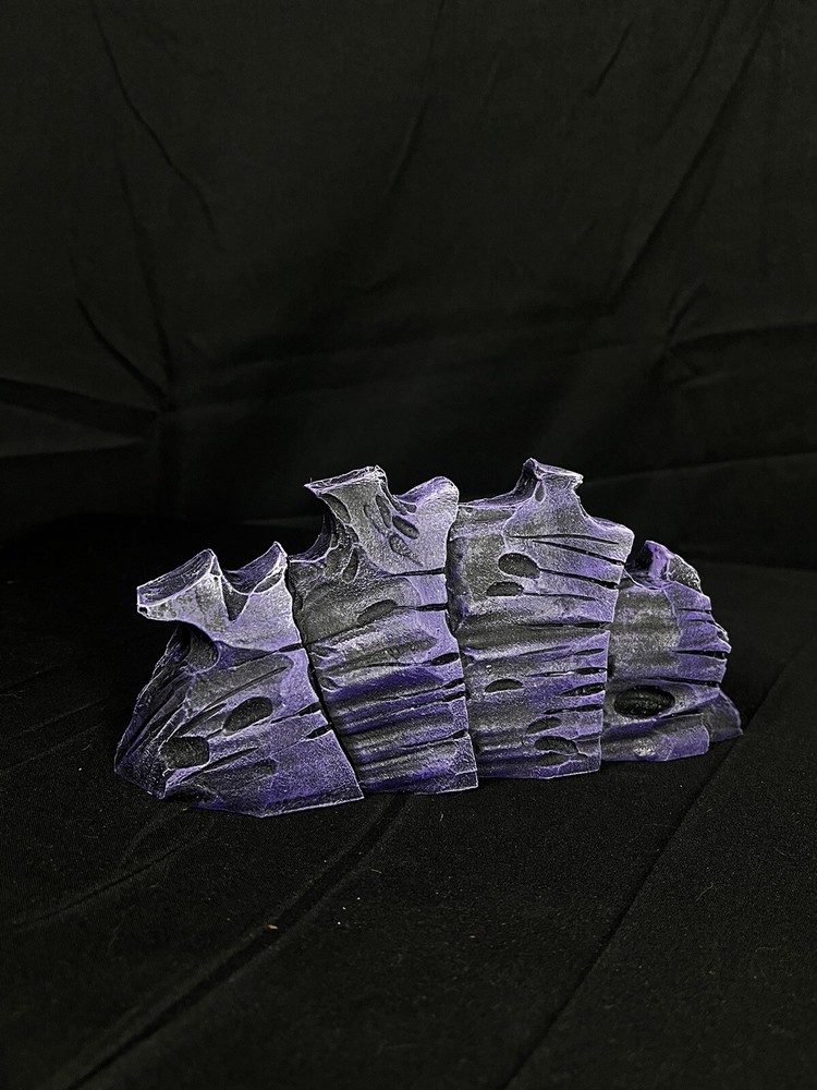 Alien Wargaming Terrain Set Compatible With Warhammer 40K Fully Painted