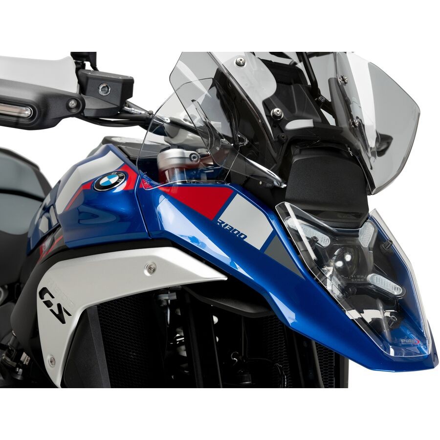 Puig Headlight Protector - Clear, Standard With Mount 21853W