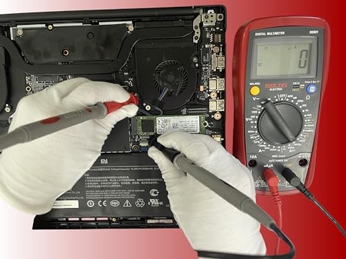 2PCS Digital Multimeter Test Leads Set with 2PCS 10A Alligator Clips