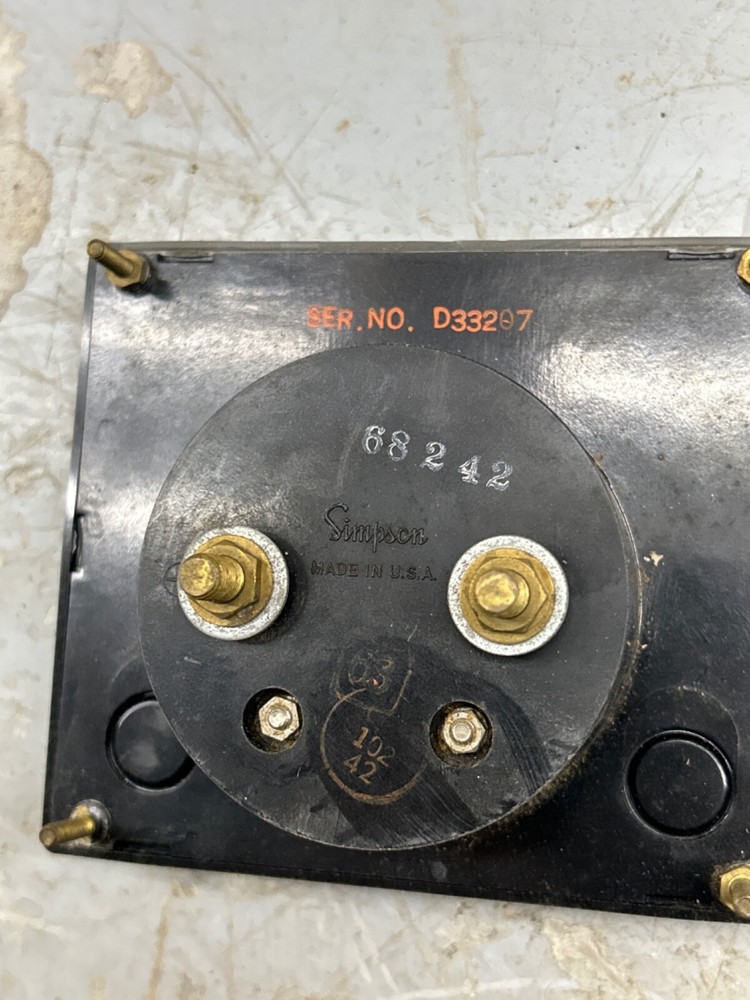 METER SIMPSON Motorola HAM RADIO