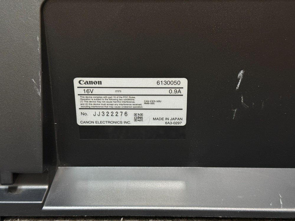 Canon imageFORMULA DR-C225 II Document Scanner with Genuine A/C Adapter