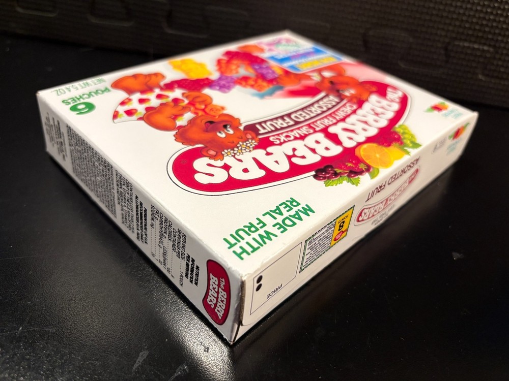 Berry Bears fruit snacks - Empty custom design display box
