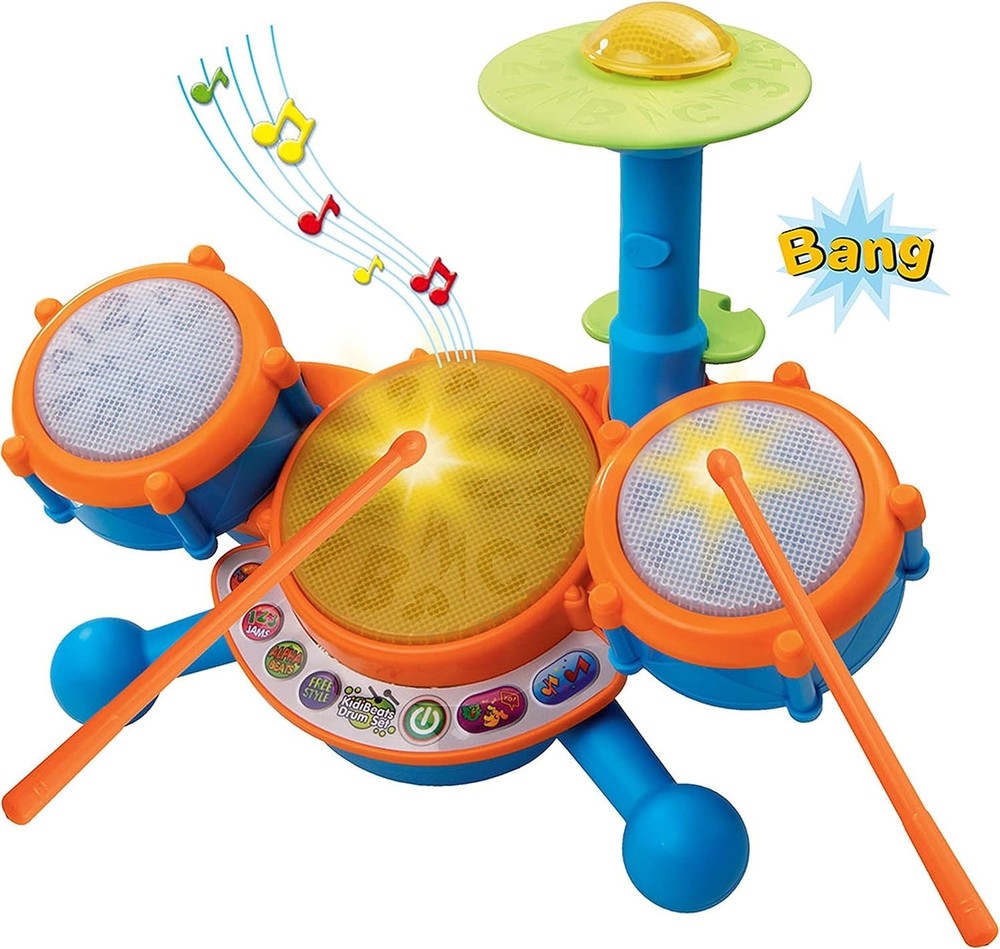 Kids Electronic Drum Set - Frustration Free