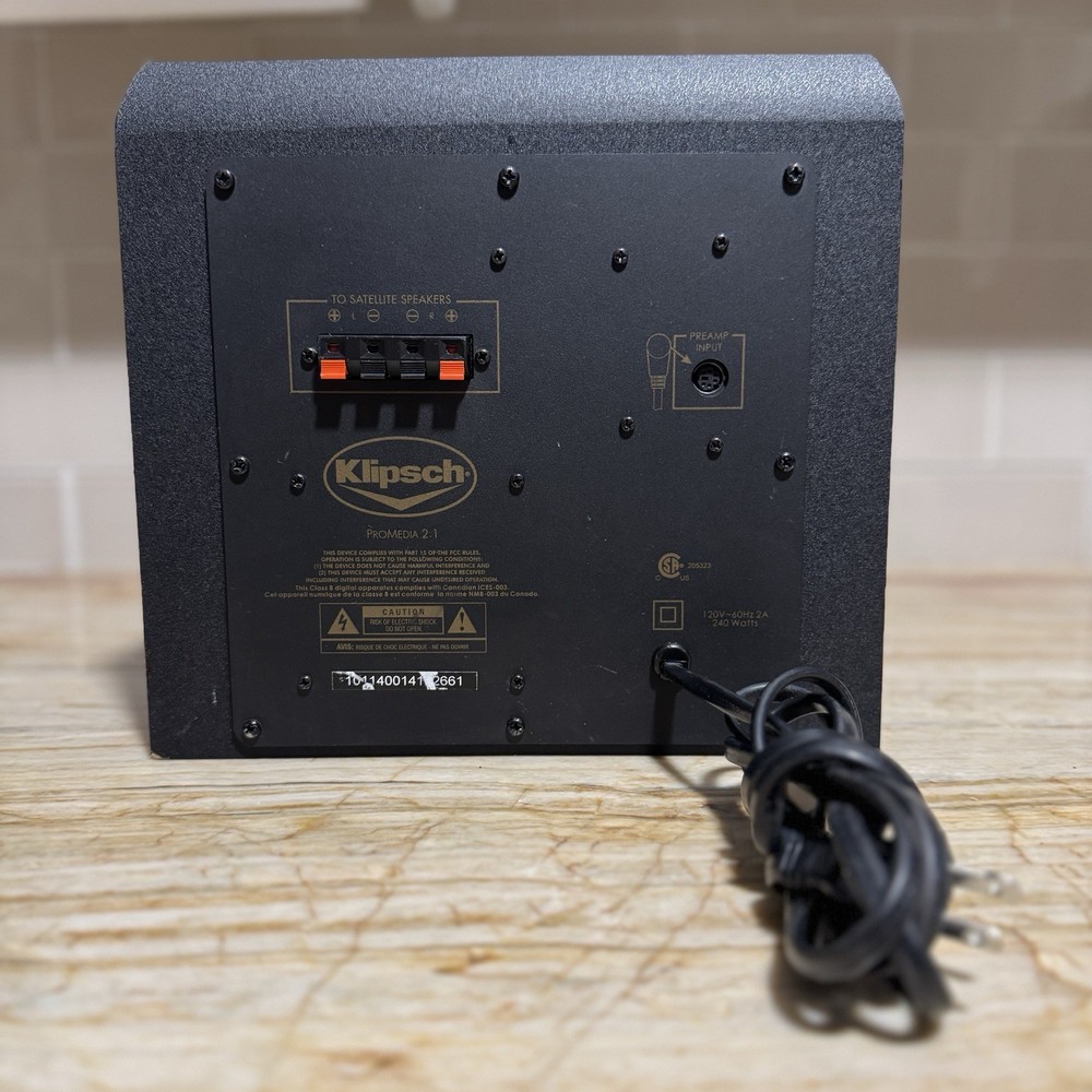 Klipsch ProMedia THX 2.1 Speaker System, Subwoofer Only