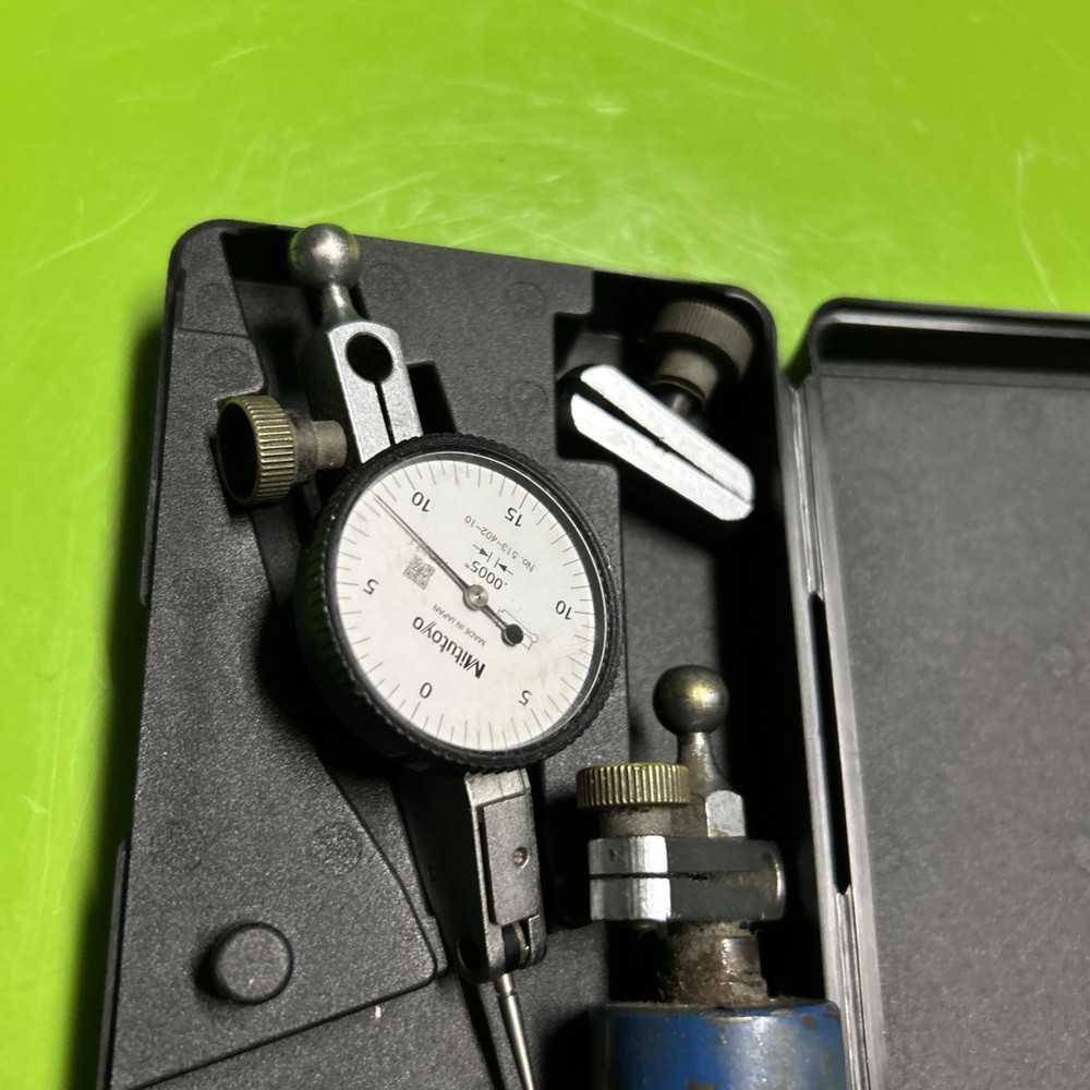 Mitutoyo 513-402-10E Quick Set Horizontal Dial Test Indicator: 0.03" Range (G11)