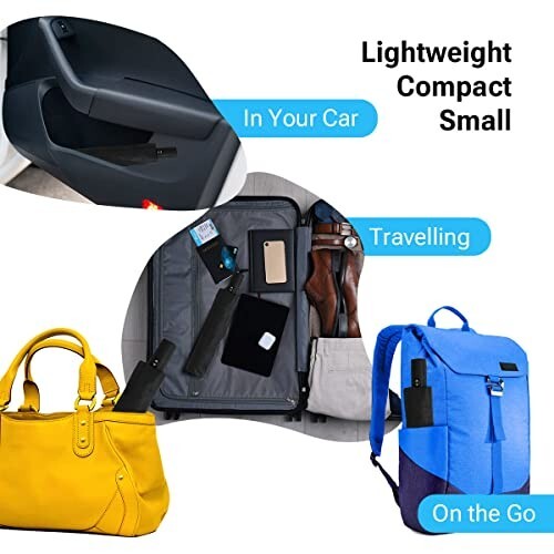 Sturdy Windproof Travel Umbrella - Compact Umbrella,