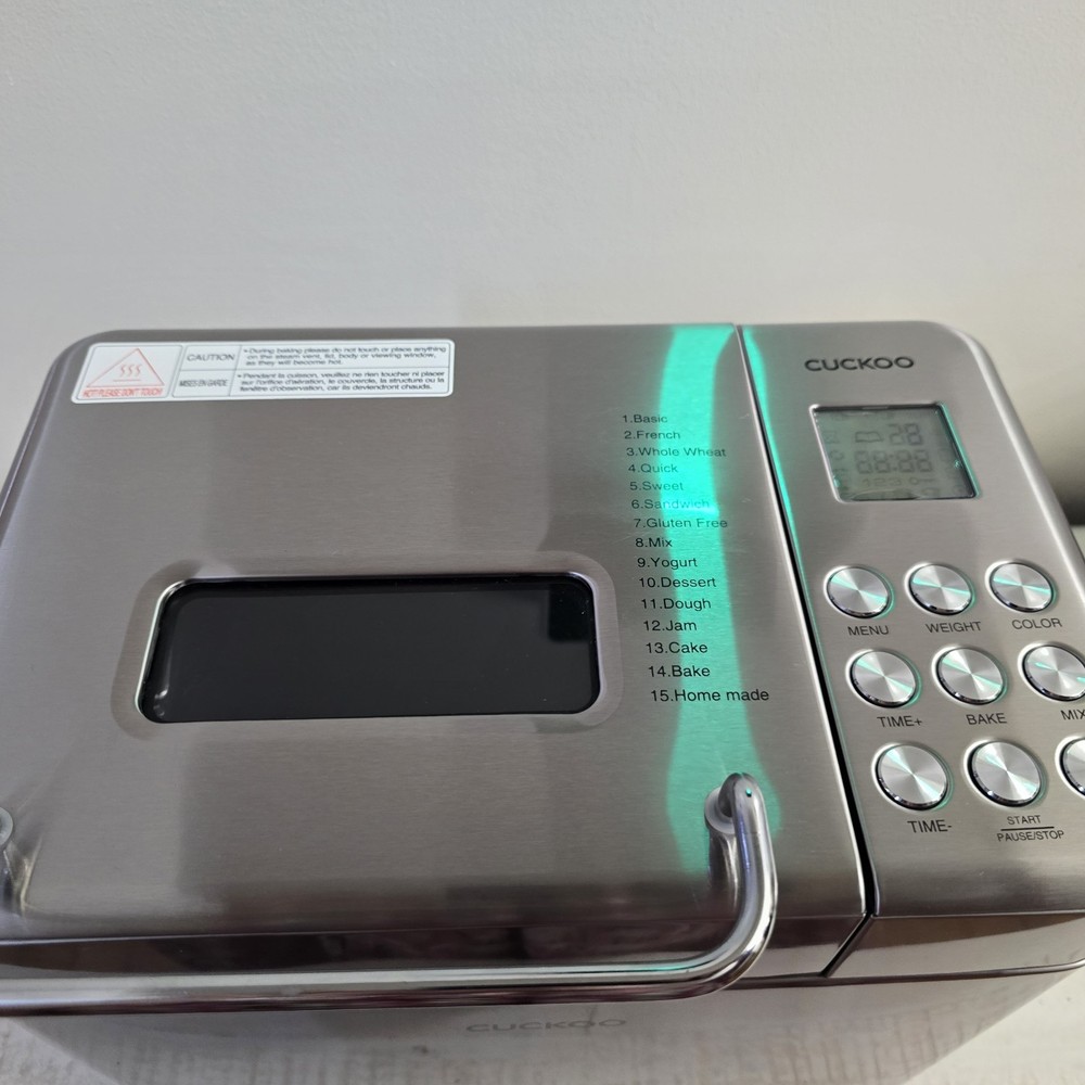 Cuckoo 2.2 lb. Multifunctional Bread Maker (CBM-AAB101S)