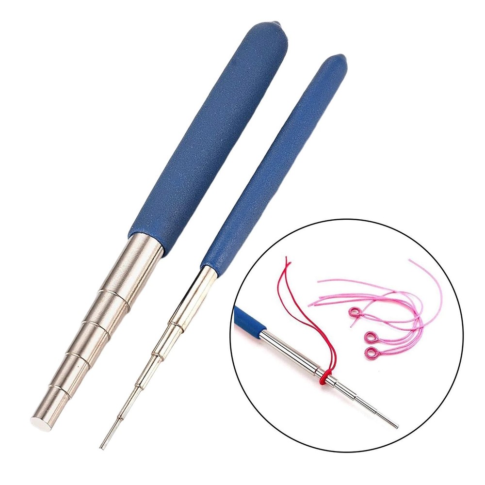 2x Wire Wrapping Mandrels Set Make Jump Rings 5 Step Tool Wire Looping Rods