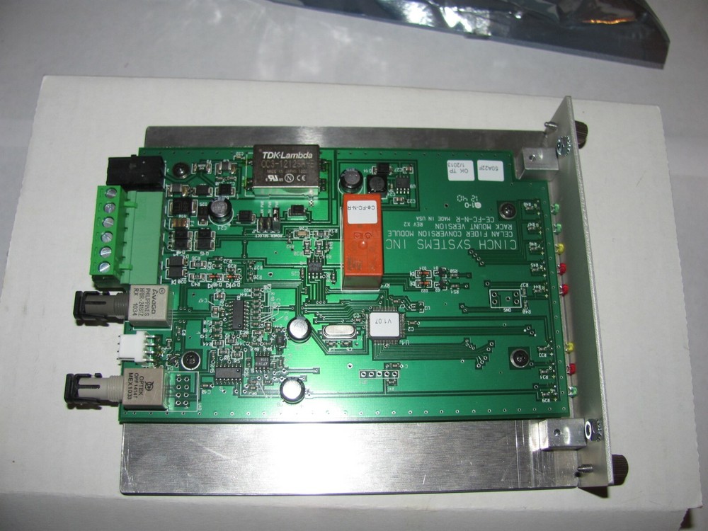 Cinch Systems Ce-FC-N-R Rack Mount Celan Fiber Conversion Module