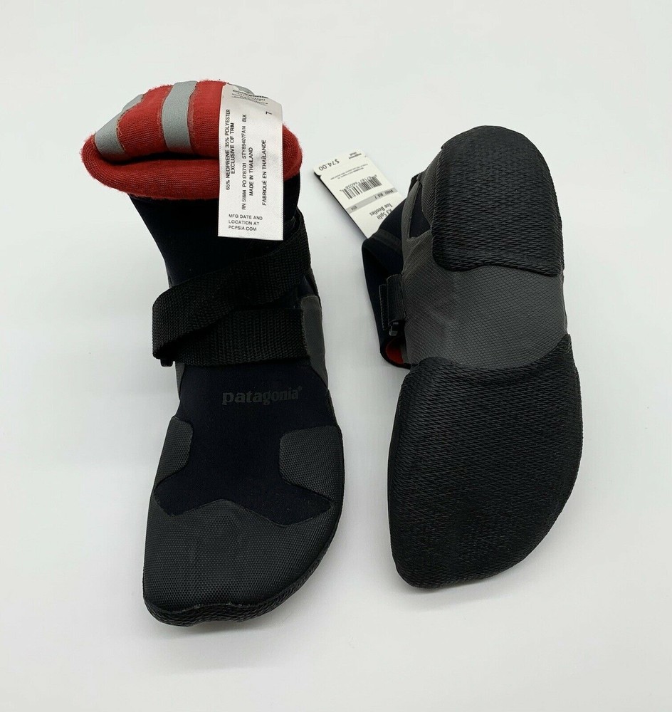 Patagonia R3 Split Toe Booties BLACK size 5