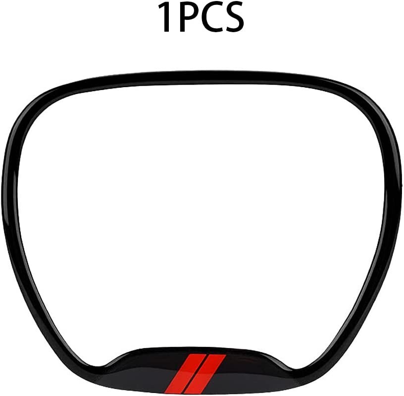 Auovo Steering Wheel Cover Trim for Dodge Charger Challenger 2015-2023 Black