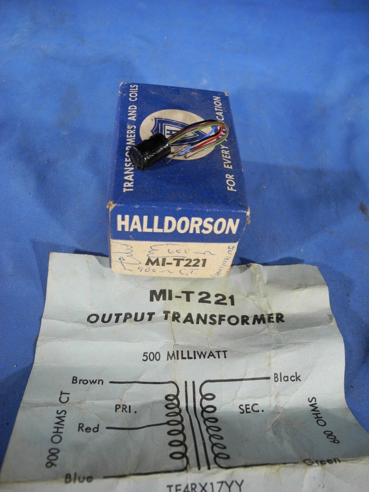 Halldorson NOS Output Transformer MI-T221