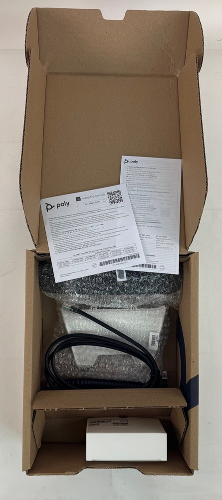 Poly Edge E350 IP Phone - 89B53AA#ABA - With Power Supply - New - Bulk