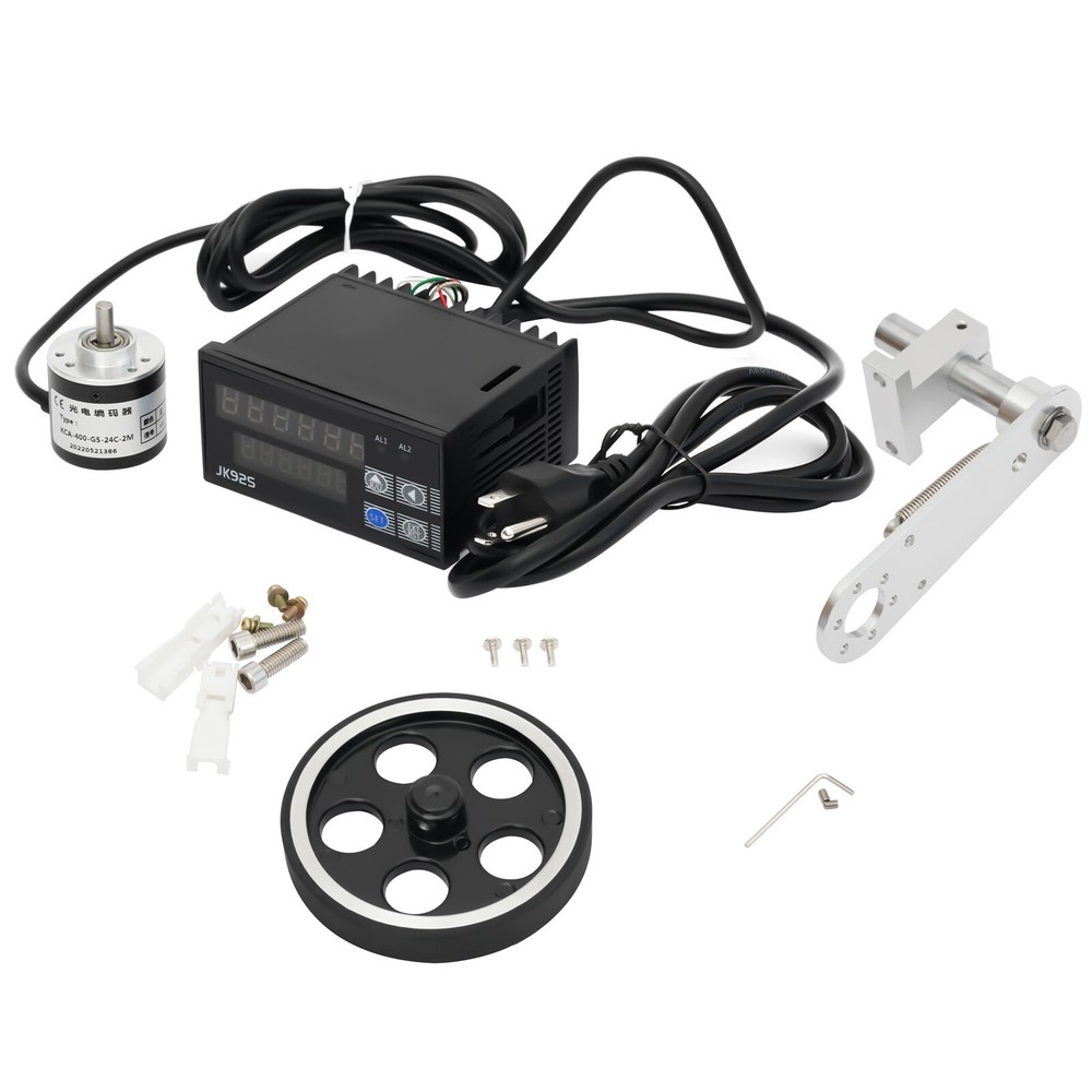Electronic Digital Length Meter Rotary Encoder Rolling Wheel Distance Counter