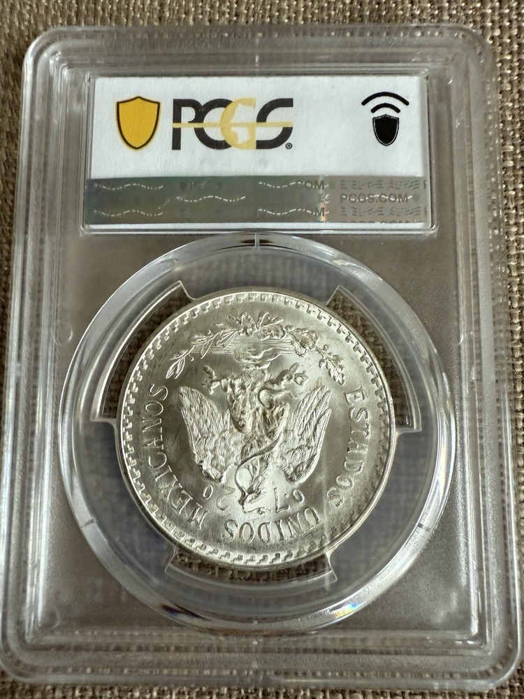 1943-M UN PESO PCGS MS66 Mexico