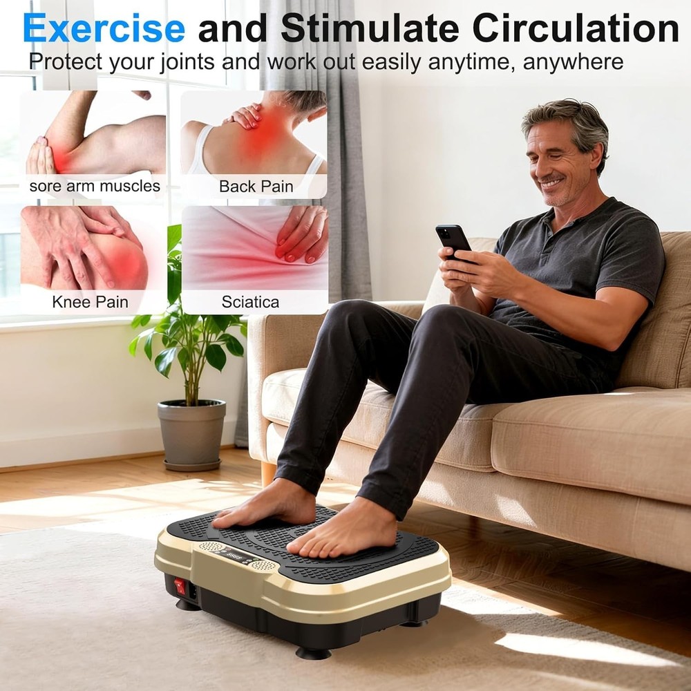Vibration Plate Exercise Machine,Vibration Plate for Lymphatic Drainage Power